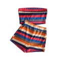 thumbnail image 1 of LUXUR Ensembles de Détente pour Femmes Vêtements de Nuit Sans Manches Pyjamas Amples Rayés Style F L, 1 of 2