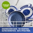 thumbnail image 3 of Granitestone Blue Complete Cookware & Bakeware Set Pots and Pans Set 20 Pcs, 3 of 9