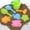 Green#68842🌈, variant on 8-Piece Kids Beach Sand Toy Set with Bucket, 3 Spatulas, 4 Sand Containers, Crab Mold - Colorful Plastic Beach Sandbox Toys for Toddlers, Summer Outdoor Play, Castle Building, Beach