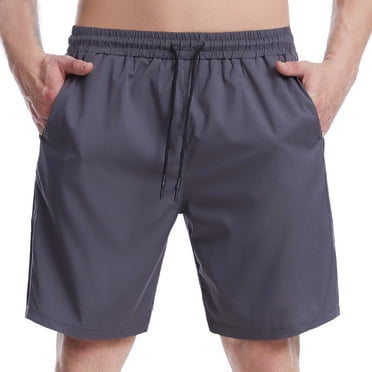 TopLLC Mens Shorts, Men pants Men's Pocket Beach Pants Sports Running Shorts Gym Workout Shorts Quick Dry Sports Training Shorts