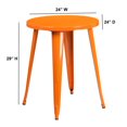 thumbnail image 2 of 24'' Round Black Metal Indoor-Outdoor Table, 2 of 3