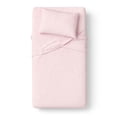 thumbnail image 1 of Mainstays Kids 220TC Cotton Chambray Pink Twin, 3 Piece Sheet Set, 1 of 8