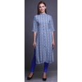thumbnail image 3 of Bimba Tuniques Droites pour Femmes, Kurti Longue Imprimée, Robe Décontractée, Grande, 3 of 6