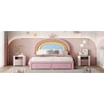 thumbnail image 2 of Soft Velvet Mattress & Storage Drawer - Rainbow Decor|77.5"L X 55.5"W X 47"H, 2 of 11