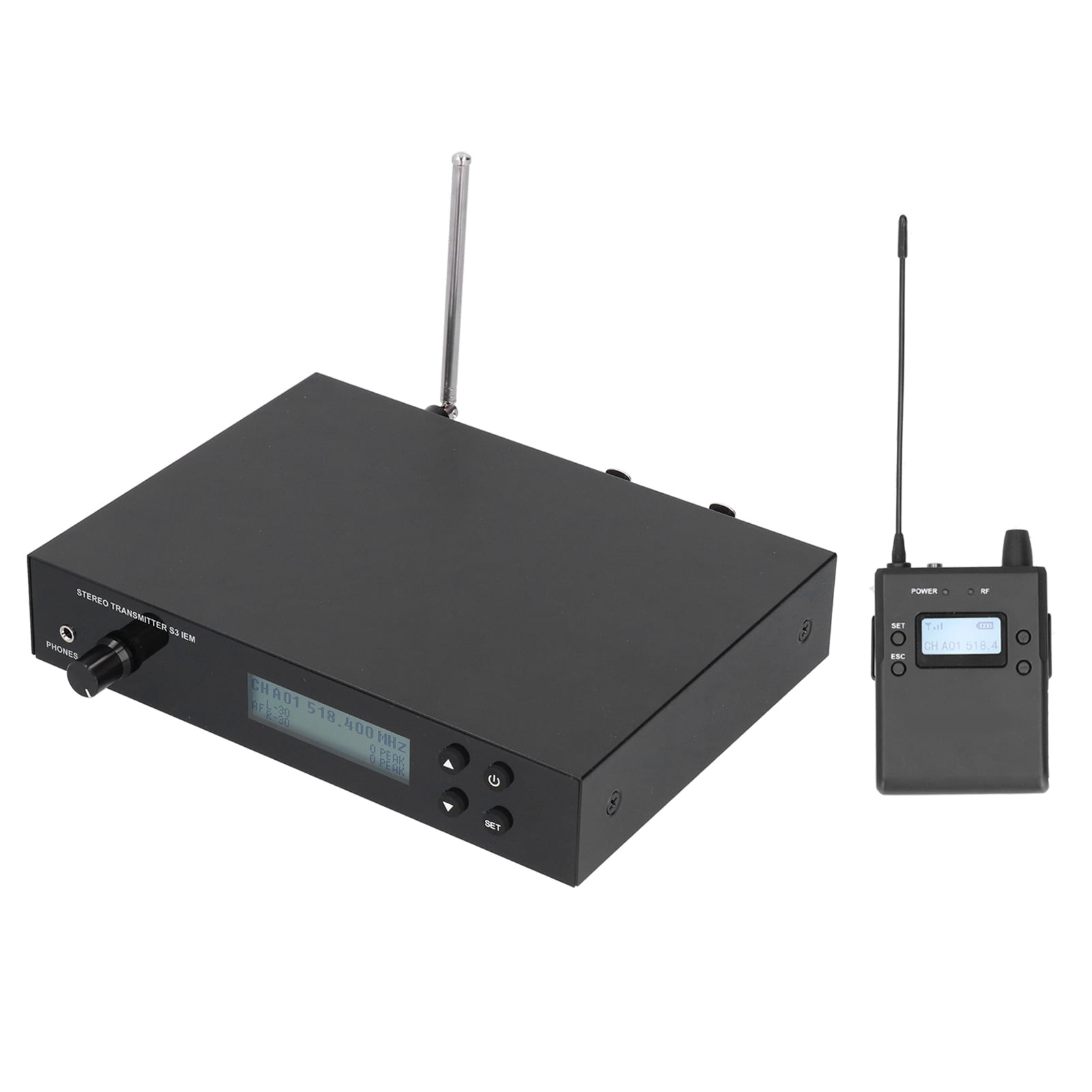 Wireless Earbud Monitor System Wireless Earphone Monitor Ear Return System 518-554MHz