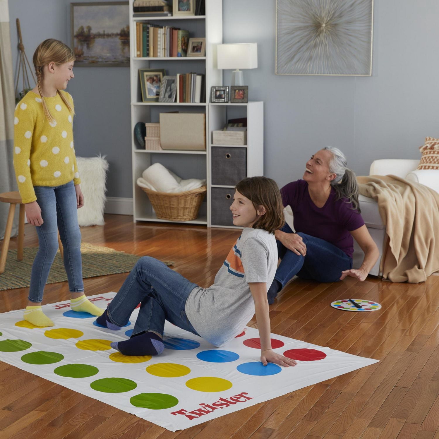 Twister Game with Spinner's Choice and Air Moves, Kids Party Games for 2+ Players