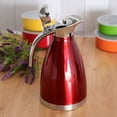 thumbnail image 3 of Abbracc Carafe Thermique à Café 1.5L, Garde l'Eau Chaude jusqu'à, Double Paroi Rouge, 3 of 9