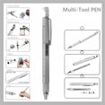 thumbnail image 4 of 8in1 Function Pen Ruler Touchs Screwdriver Pen Multifunctional Pen Metal Ballpoint Pen 1ml, 4 of 5