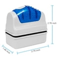 thumbnail image 2 of Aquarium and Fish Tank Glass Cleaning Tool with Scraper and Scrubber Brush for Clear View, 2 of 6
