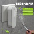 thumbnail image 1 of 2Pcs Portable Air Purifier  Plug-in Air Purifier Ionizer Dust Cleaner Cigarette Smoke Eliminator for Bedroom Kitchen Home Bathroom Toilet Deodorizer, 1 of 10