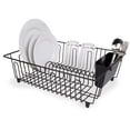 thumbnail image 4 of Mainstays Large Metal Dish Drainer - Black, 4 of 6