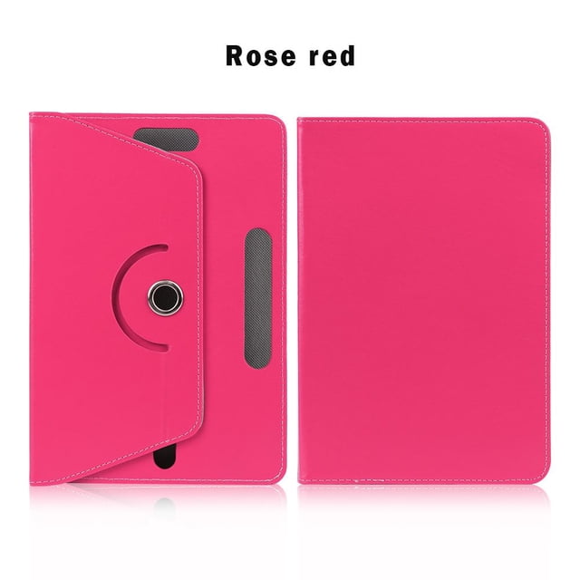 Étui de Protection à Motif pour Tablette, Étui Universel en Cuir PU pour Samsung Galaxy Tab 7 8 9 10.1 Pouces Tablette Android PC rose Rouge Universel 8 Pouces