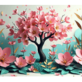 thumbnail image 4 of Floral Themed Colorful Backdrop Banner with Butterflies and Berries Spring Party Decorations Background Photo Booth Props Garden Gatherings Outdoor Celebrations, 4 of 4