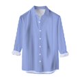 thumbnail image 4 of Chemise à Manches Longues Rayée Auto-Cultivante pour Hommes, 4 of 4