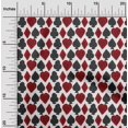 thumbnail image 2 of oneOone Cotton Flex White Fabric Poker Card Sewing Craft Projects Fabric Prints By Yard 40 Inch Wide, 2 of 4