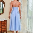 thumbnail image 4 of Gspmoly Robes pour Femmes, Mode Femmes Été Sans Manches Aguichant Décontractée Dos Nu Couleur Unie Robe à Col en V Robes de Vacances pour Femmes jusqu'à 65 % de Rabais, 4 of 9