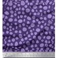 thumbnail image 1 of Soimoi Purple Poly Georgette Fabric Tumble Stone Abstract Print Fabric by the Yard 42 Inch Wide, 1 of 5