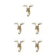 thumbnail image 3 of Wweixi Coat Hooks Easy To Install And Wide Application For Added In Daily Life golden (deer) 5Set, 3 of 6