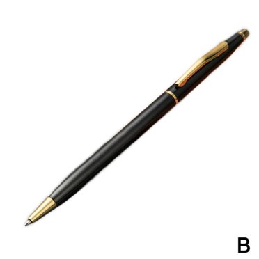 Luxury Full Metal Ballpoint Pen 1mm Black Ink Gel Pen Writing-Stationery --- Y1M1
