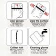 thumbnail image 3 of Outil Amélioré d'Élimination des Poils d'Animaux pour Tapis et Solutions de Nettoyage pour Poils Longs Gadget d'Extraction Électrostatique Réutilisable pour Chats et Chiens Soins pour Animaux Intérieur Extérieur, 3 of 6