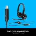 thumbnail image 3 of Logitech H390 USB-A Computer Headset - Black, 3 of 8