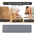 thumbnail image 4 of Striped Stair Tread Mat, Non-Slip Self-Adhesive Step Runner, Absorbent and Quiet Carpet for Stairs, Customizable Size, Washable and Durable, Ideal for Home Safety, 4 of 9