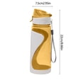 thumbnail image 3 of Boovnll Water Bottles, 650Ml Double Layer Plastic Cup Accompanying Cup Sports Beauty Water Cup Summer Water Bottle Men's and Women's Sports Water Bottles, Bottle, Sports Water Bottle, Water Bottle, 3 of 6