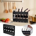 thumbnail image 1 of Straw Organizer Rack With Holes For Reusable Straw Storage In Kitchen Cabinets And Workbenches, 1 of 4