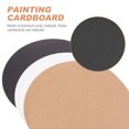 thumbnail image 4 of UPOUART Carton de Peinture Rond 33x0.1 Po Blanc Carton Vierge Bricolage Dessin à la Main Projets d'Art 60 Pcs, 4 of 8