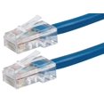 thumbnail image 1 of Monoprice Cat5e Ethernet Patch Cable - 25 Feet - Blue, RJ45, Stranded, 350Mhz, UTP, Pure Bare Copper Wire, 24AWG - Zeroboot Series, 1 of 2
