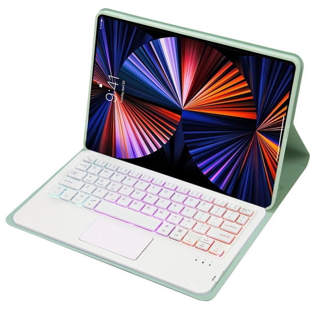 Case for Lenovo Tab M10 FHD Plus 10.3'' Tablet Wireless Keyboard TB-X606F TB-X606X Magnetic Touchpad Backlight Keyboard Cover mint French(QWERTY)