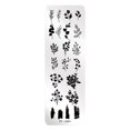 thumbnail image 1 of WIFKLSIIPG Printing Plate Nail Stainless Steel Printing Plate Blue Film Steel Plate Geometric Floral Series Colorful Printing Transfer Template, 1 of 6