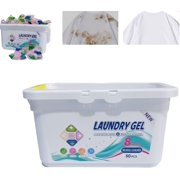5-in-1 Laundry Pods, 50 Count Laundry Gel, Scent Laundry Detergent Pods, Long Lasting Fragrances Concentrate High Efficiency Washing with Scent (1PCS)