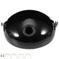 thumbnail image 2 of Couvercle de Phare Rond en Fer 7.5 X 3.5 Pouces pour Moto, Modification de Phare LED, Boîtier de Lampe Frontale pour Moto 7 Pouces, 2 of 7