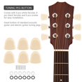 thumbnail image 3 of Bouton de Chevilles d'Accord de Guitare, 6 Pcs Têtes de Machine Guitare Bouton Robuste en Acrylique Bouton de Chevilles d'Accord Remplacement Accessoire de Guitare pour Guitare, 3 of 7