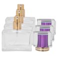 thumbnail image 2 of 3pcs Clear Refillable Perfume Bottles, 30ml Empty Glass Easy To Carry Perfume Dispenser  For Storing Perfumes/Essential Liquid/Liquid Red,Green,Purple, 2 of 8
