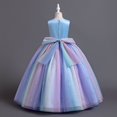 thumbnail image 5 of Robe Formelle pour Filles Sans Manches Robe de Bal pour Filles Robe en Tulle Robes de Fête pour Filles 7-8 Ans, 5 of 5