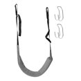 thumbnail image 4 of TISHITA Back Traction Belt Back Support Portable Soft Home Care Lumbar Traction Belt with Hook Grey, 4 of 8