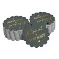 thumbnail image 1 of Inkdotpot Pack Of 100 Retirement Is Sweet Text Favor Paper Tags Craft Real Gold Foil Hang Tags, 1 of 1