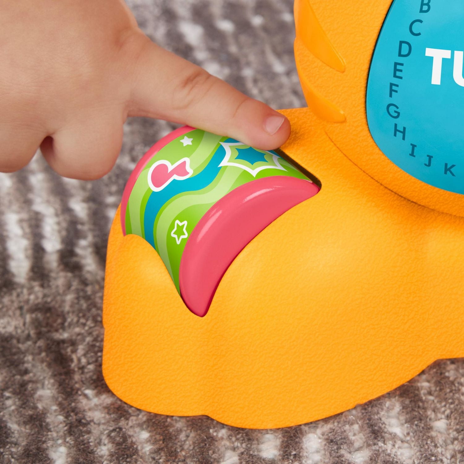 Fisher-Price Link Squad Bop & Groove Tiger Baby Learning Toy with
