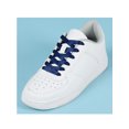 thumbnail image 2 of INSPIRE CHIC Unisex Solid Color Flat 0.4'' Wide Ribbon Shoelaces 2 Pairs 80cm/31.5" Navy Blue, 2 of 6