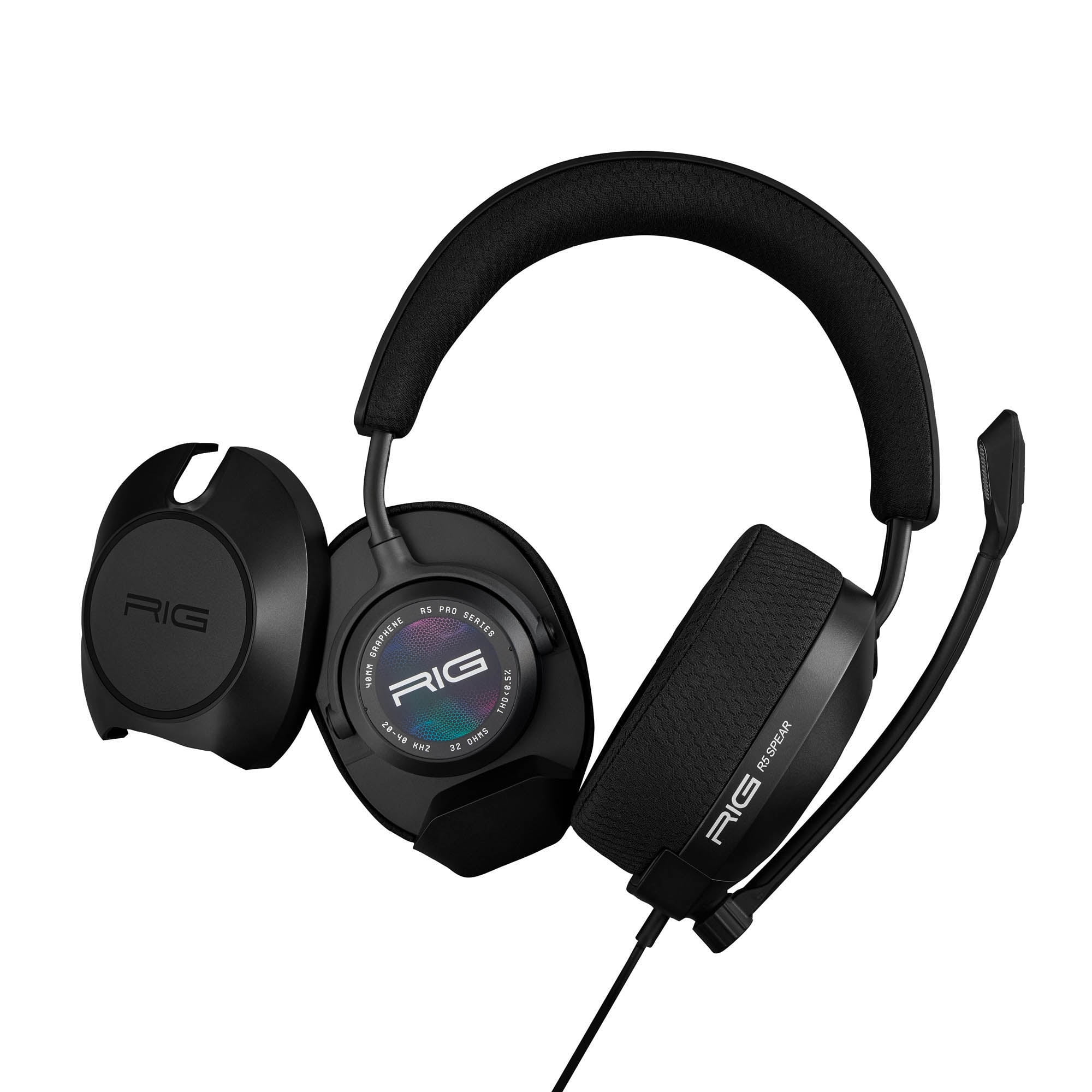 RIG R5 SPEAR PRO HX | Competitive Wired Gaming Headset with Graphene Drivers for Xbox - Black