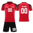 thumbnail image 1 of Custom Football Kit Set for Adult and Child, Name Number Team Logo DIY Family Match Personalized Jersey Shirt Shorts Set, Dad and Son Matching Outfits Watermelon Red XXL, 1 of 6