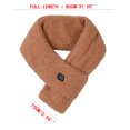 thumbnail image 3 of Womens' Hearting Warming Scarf FashionableWinter Solid Color Smart Heating Massage Scarf For Lovers Usb Electric Heating Neck Protector To Keep Warm, 3 of 4