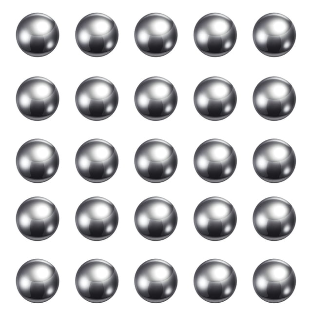 Unique Bargains Billes de Précision Diamètre 9 mm G200 Acier Inoxydable 201 pour Roulements Lot de 60