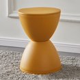 thumbnail image 1 of ORUYROP Footstool, Thickened Plastic Shoe Changing Stool, Round Footstool, Living Room Footstool, Low Coffee Table Footstool Living Room Bedroom Shoe Changing Stool Modern Home(Ginger), 1 of 7