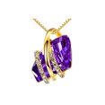 thumbnail image 2 of Jusqu'à 65 % de Réduction sur les Colliers SMihono pour Femmes, Collier Pendentif Géométrique en Strass, Bijou Cadeau, 2 of 2