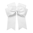 thumbnail image 2 of Iumwxz 6-inch Ribbed Satin Fishtail Double Layered Ribbon Bow Hair Clip For Children's Hair Accessories Hair Clip, 2 of 8