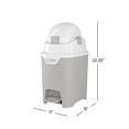 thumbnail image 2 of Foundations Premium Hands-Free Small Diaper Pail, 2 of 7