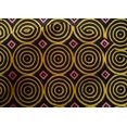 thumbnail image 4 of oneOone Cotton Silk Fabric Diamond & Circle Block Printed Fabric 1 Yard 42 Inch Wide, 4 of 4